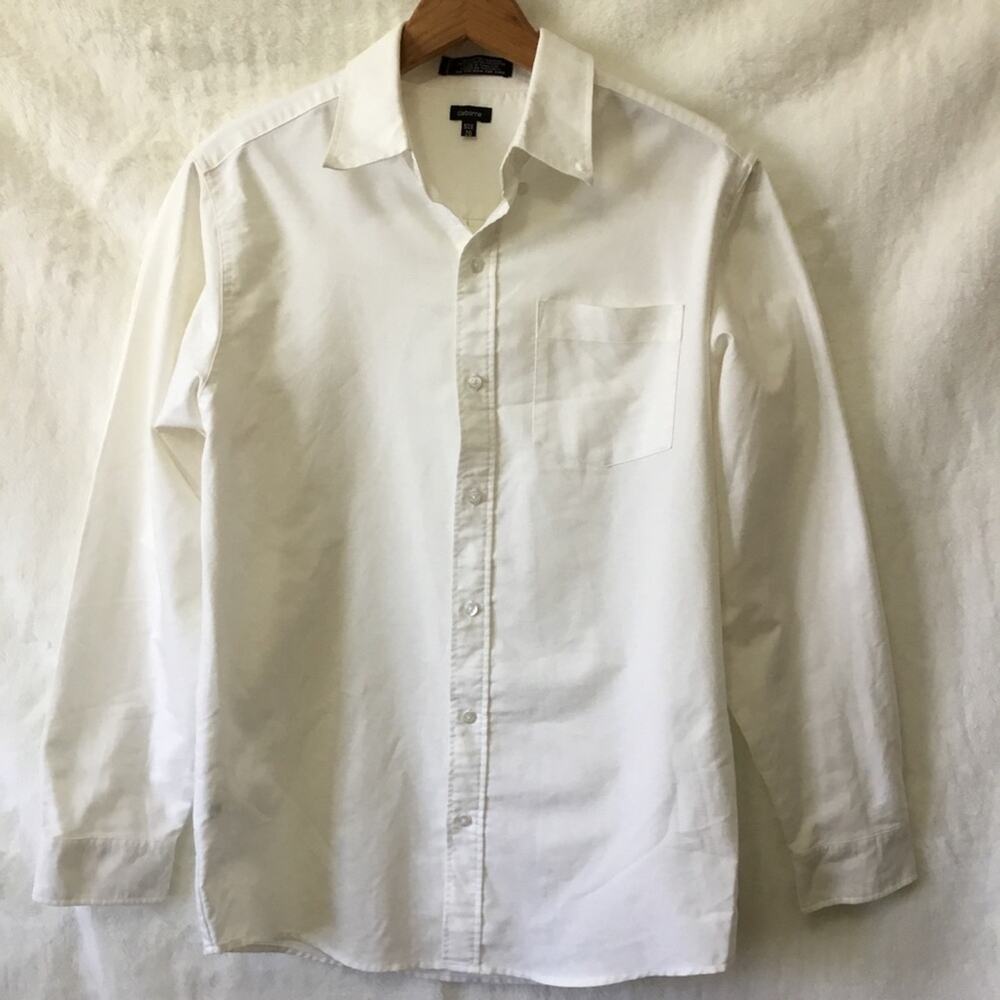 Claiborne White Boy Classic Button Shirt